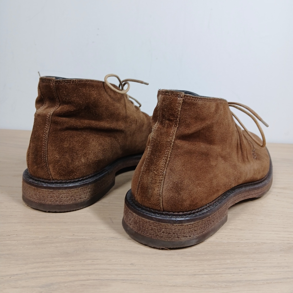 To Boot New York Adam Derrick Brown Leather Lace-Up Ankle Boots 1445 - Picture 7 of 14